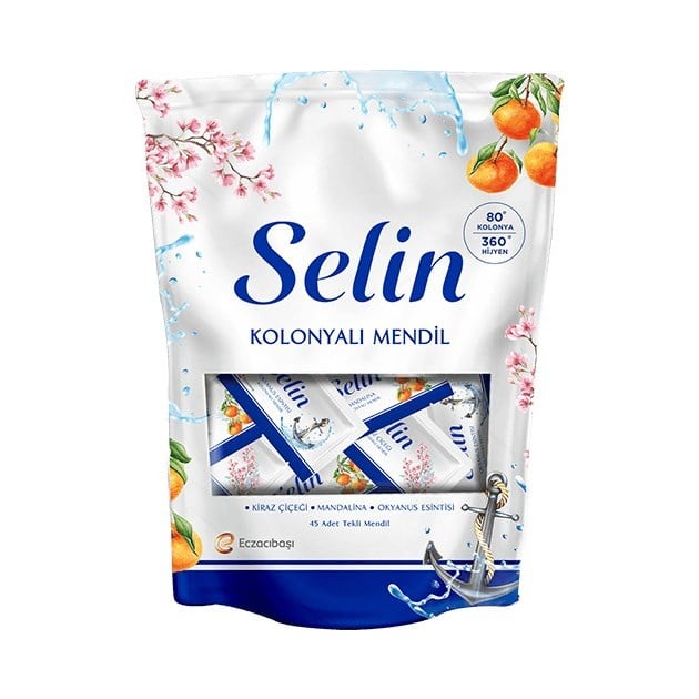 Selin İkramlık Islak Mendil 45 li Paket Karma Çeşit