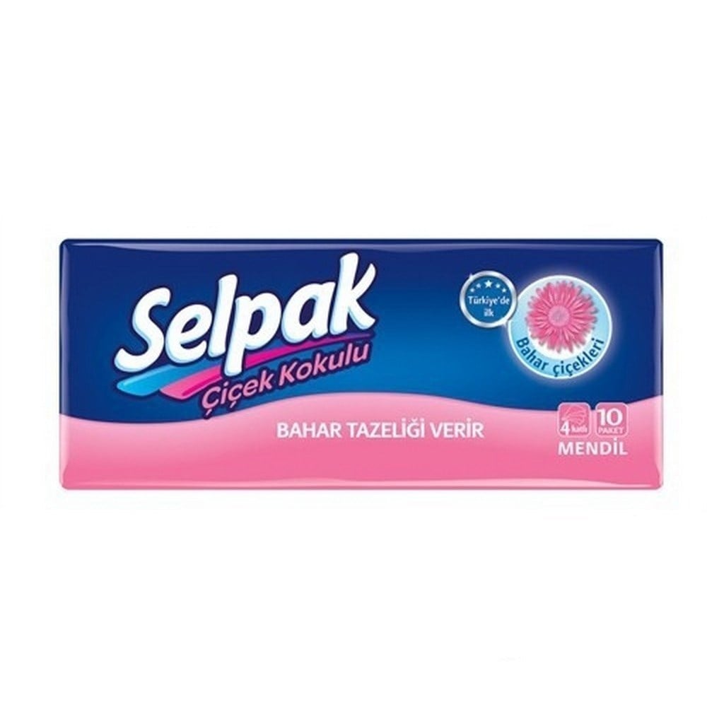 Selpak Cep Mendil Çiçek Kokulu x10 lu Paket