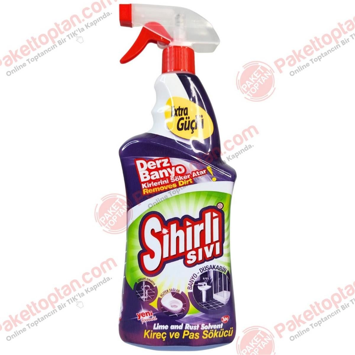 Sihirli Güç Kireç Çözücü Banyo-Fayans 750 Ml 