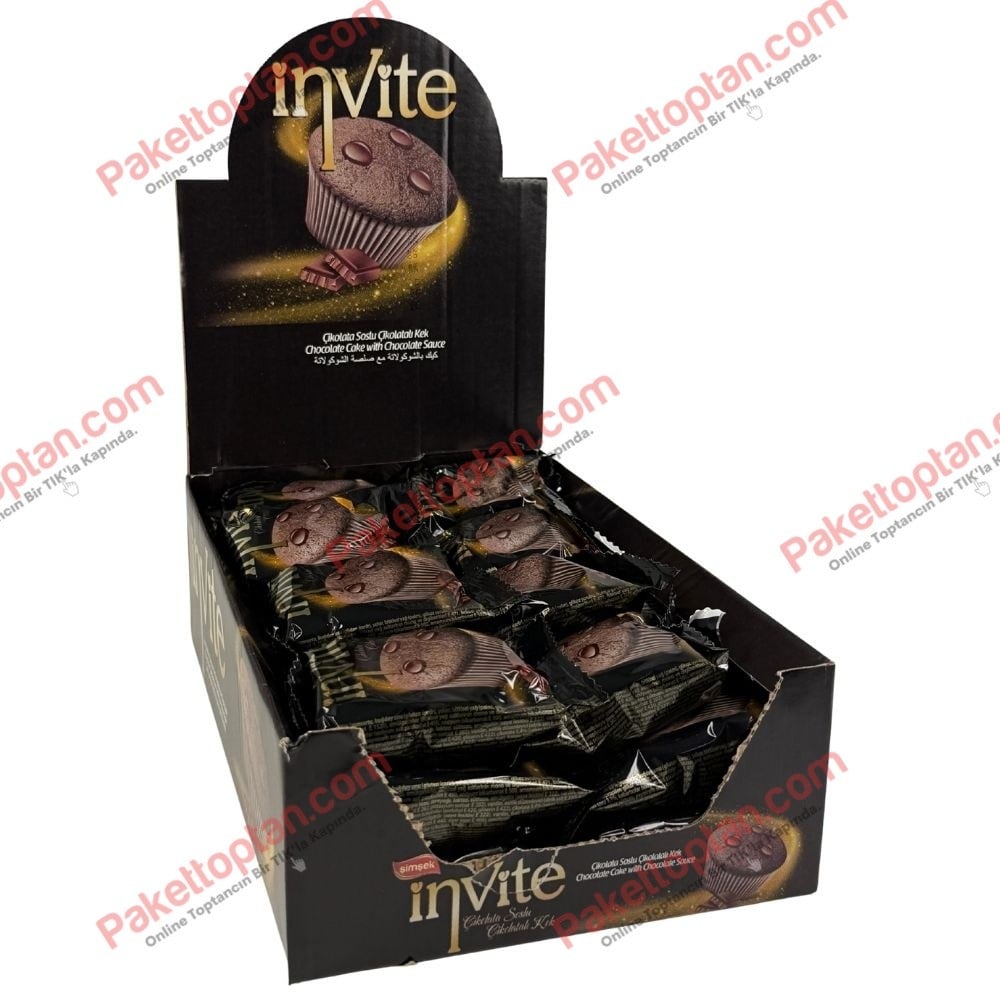 Şimşek İnvite Çikolatalı Cup Kek 25 Gr x24 lü Koli