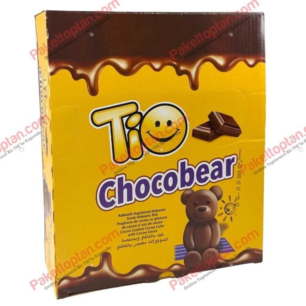 Şimşek Tio Chocobear Ayıcık Kakaolu 40 Gr Kek x24 lü Koli