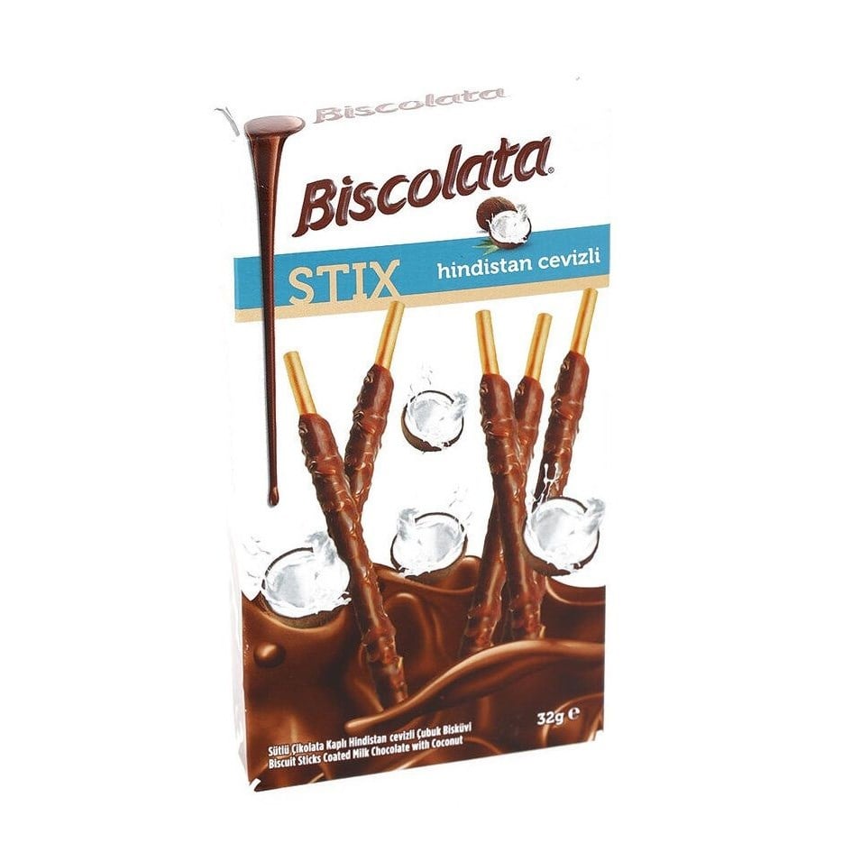 Şölen Biscolata Stix Hindistan Cevizli 36 Gr x12 li Paket
