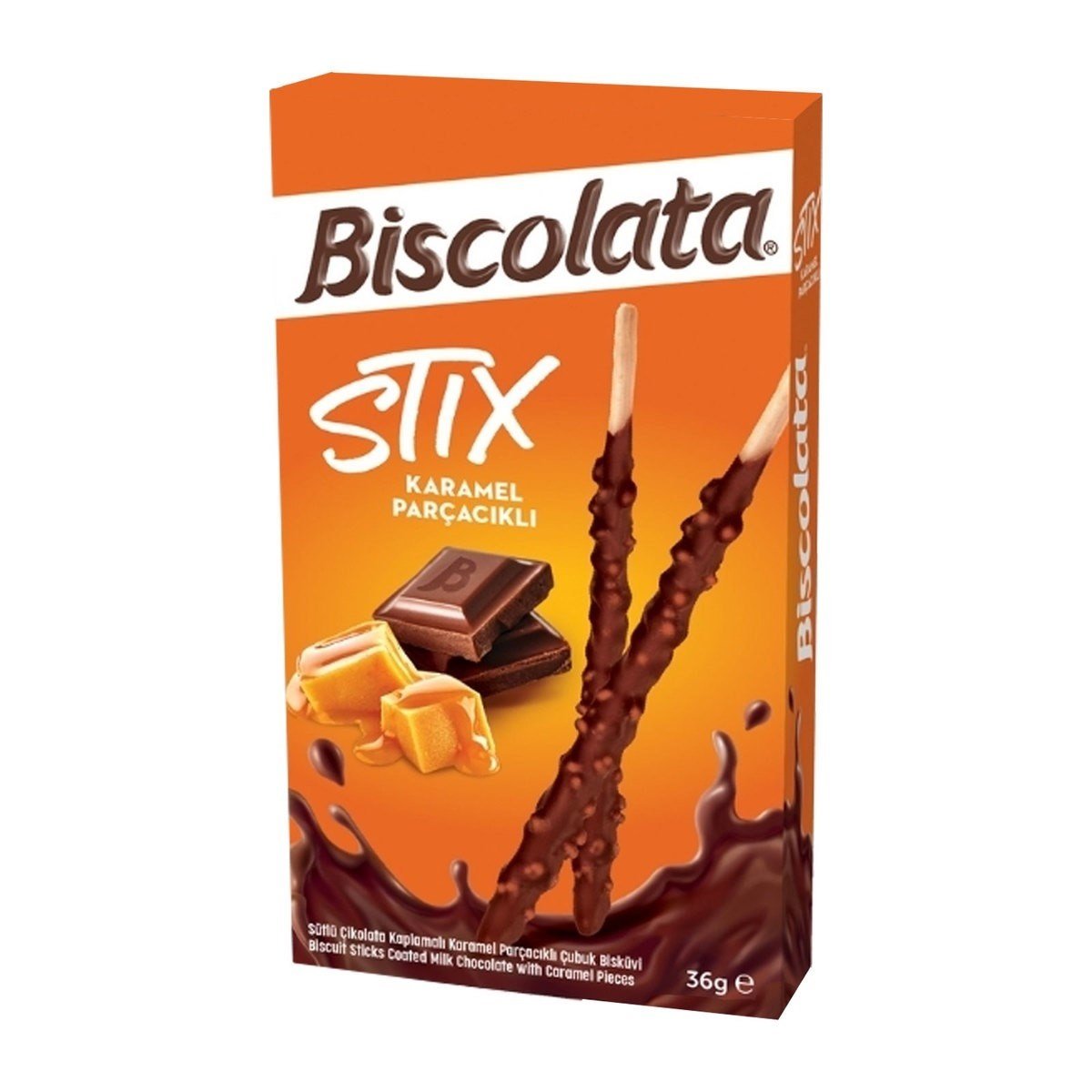 Şölen Biscolata Stix Karamelli 36 Gr x16 lı Paket