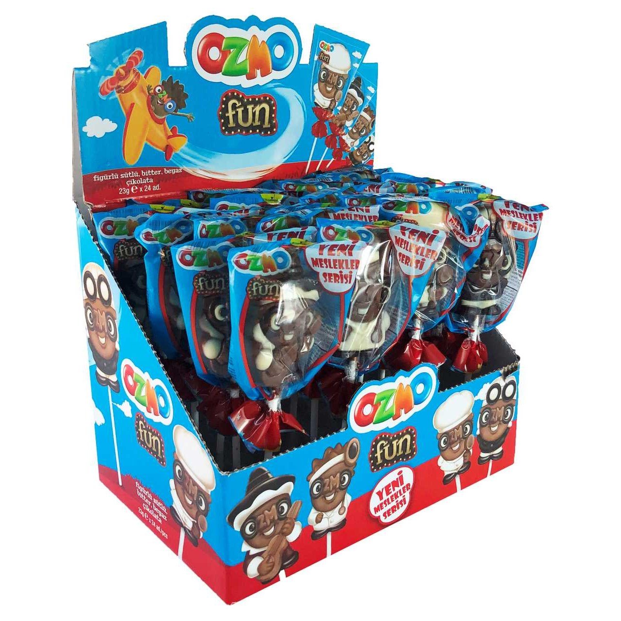 Şölen Ozmo Fun Çikolata 23 Gr Meslekler Serisi x24 lü Paket