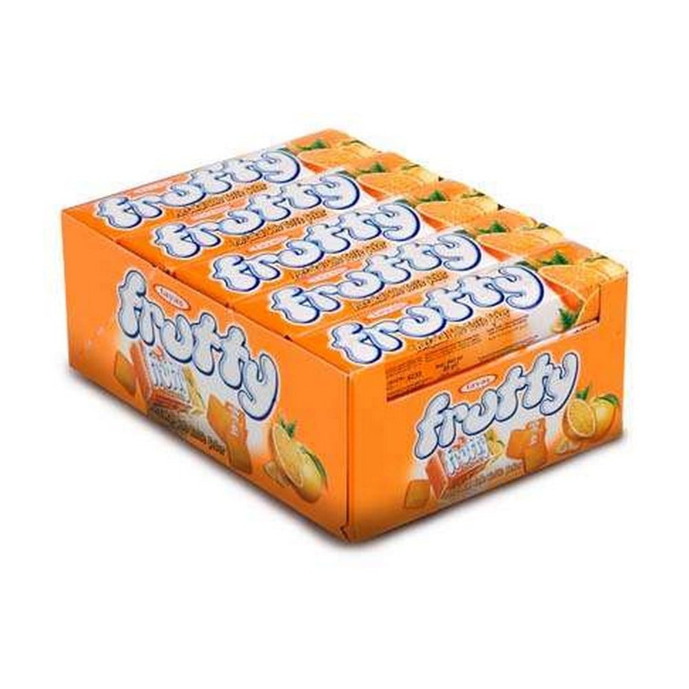 Tayaş Frutty Portakal Aromalı Yumuşak Şeker 20 Gr x24 lü Paket