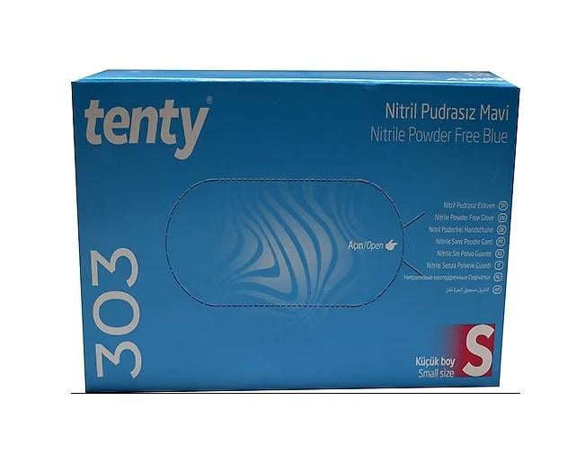 Tenty Mavi Nitril Eldiven Small