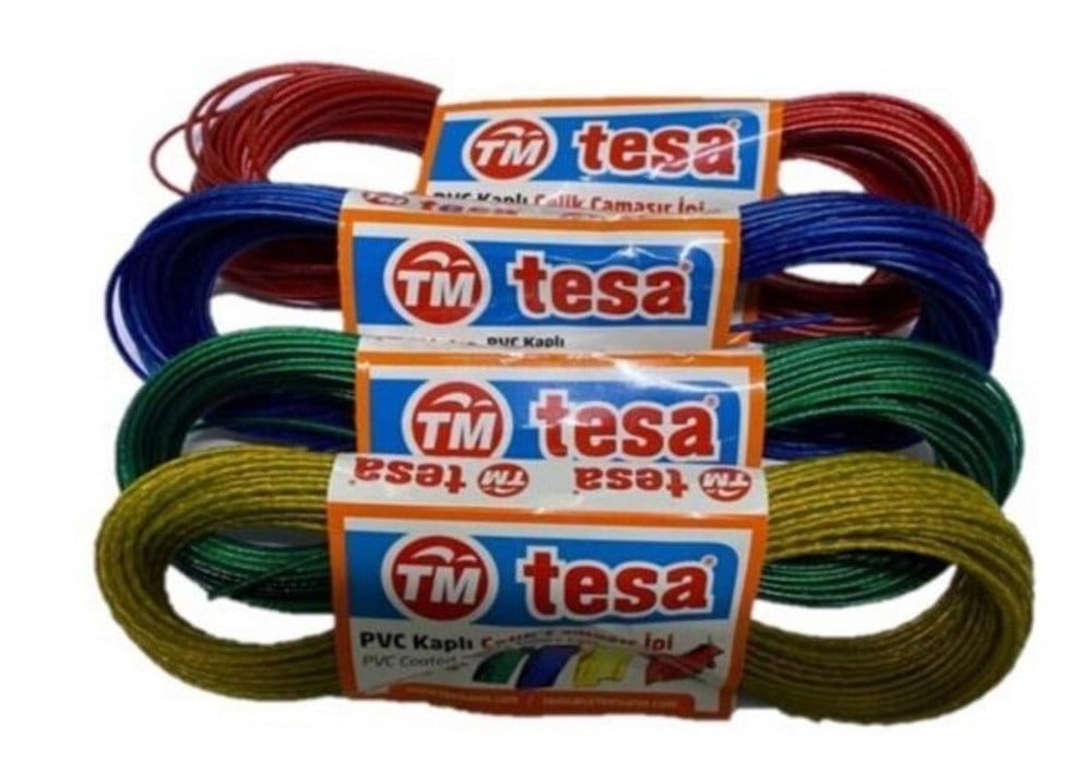 Tesa Çelik Çamaşır İpi 10 Metre x12 li Paket