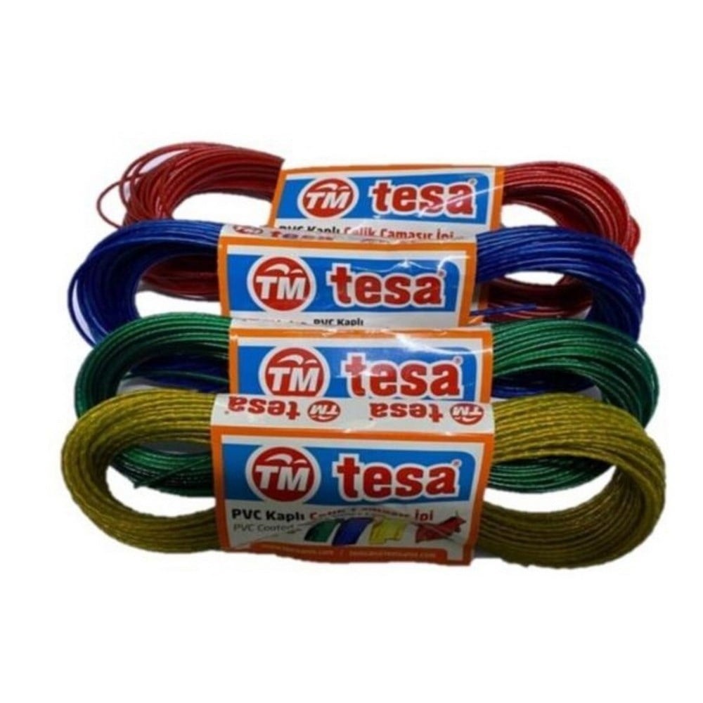 Tesa Çelik Çamaşır İpi 10 Metre x12 li Paket