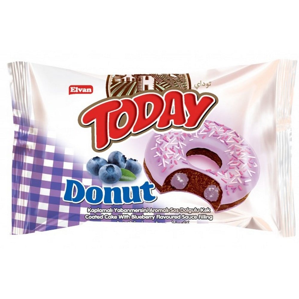 Today Donut Kek Yabanmersinli 35 Gr x24 lü Paket