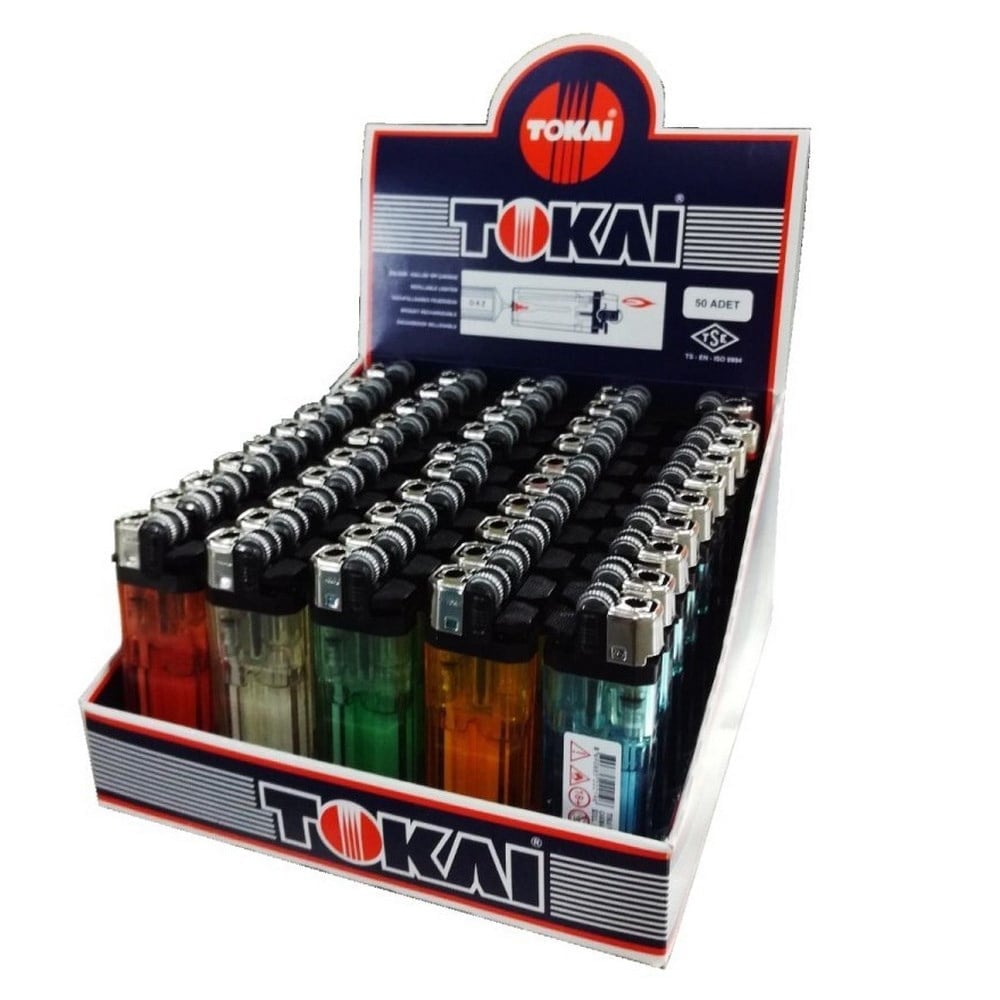 Tokai Taşlı Çakmak x50 li Paket