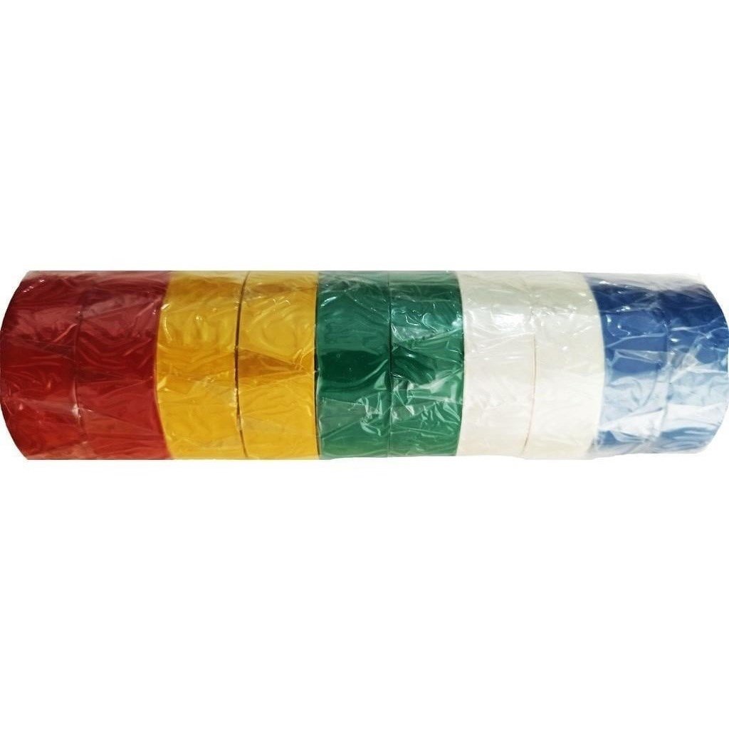 Tokyo Elektrik Bandı Renkli 18 mm - 3 Metre 10 lu Paket