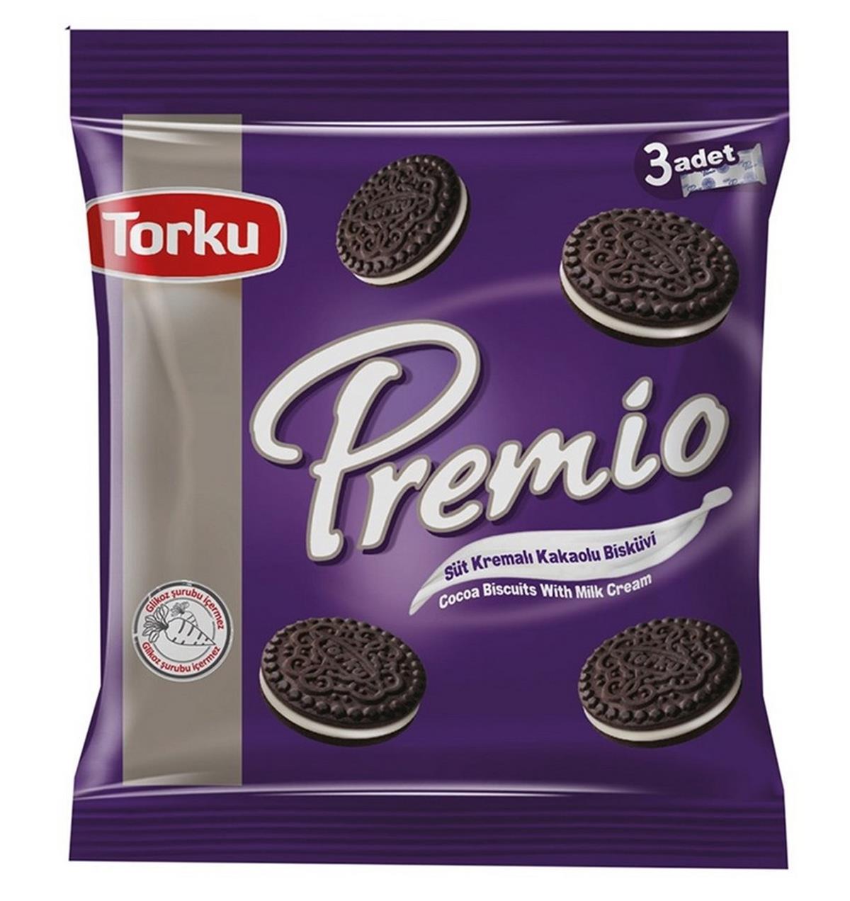 Torku 3 lü Premio Bisküvi 258 Gr (3x86 Gr)