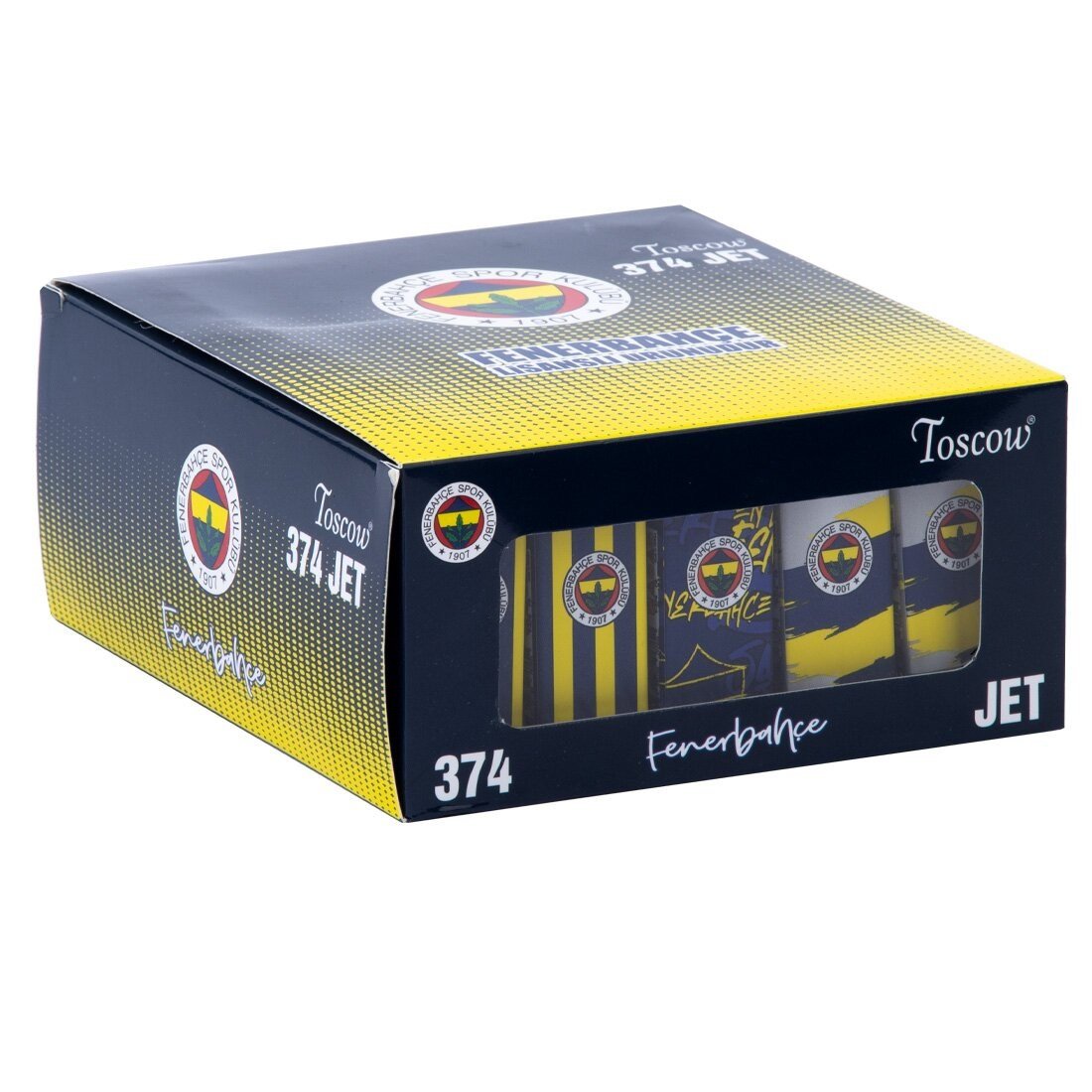 Toscow 374 Jet Çakmak Fenerbahçe x50 li Paket