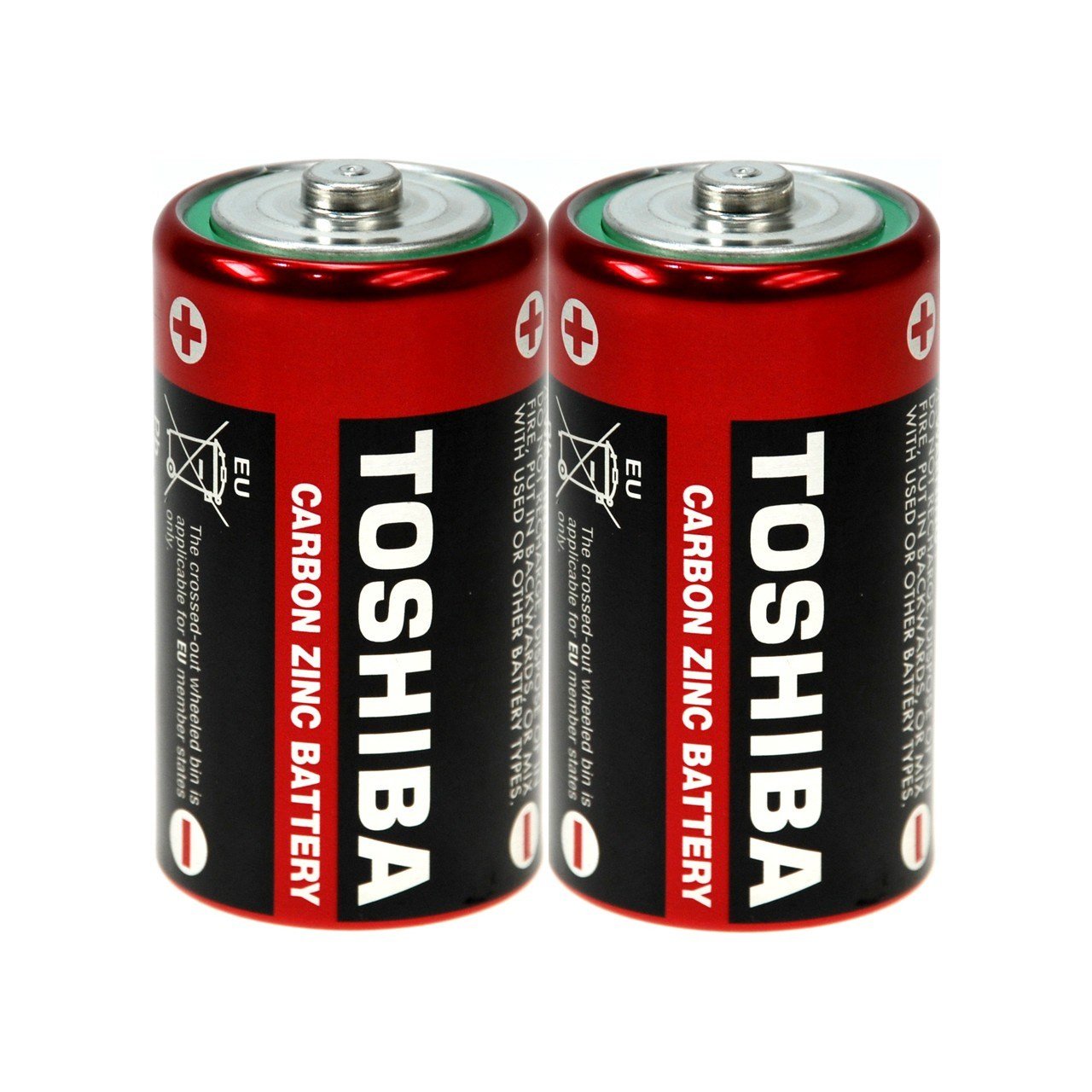Toshiba 2 li Kalın Büyük Çelik Pil x10 lu Paket