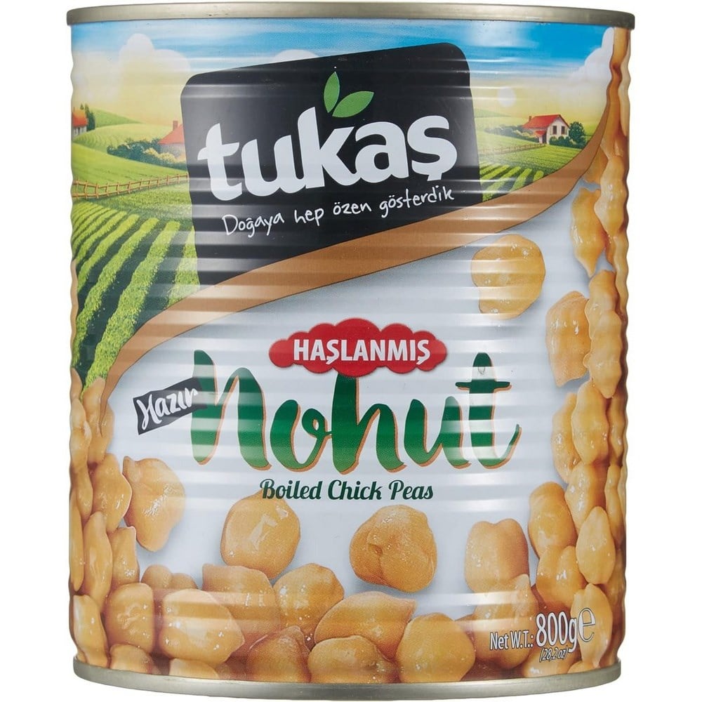 Tukaş Haşlanmış Nohut 830 Gr