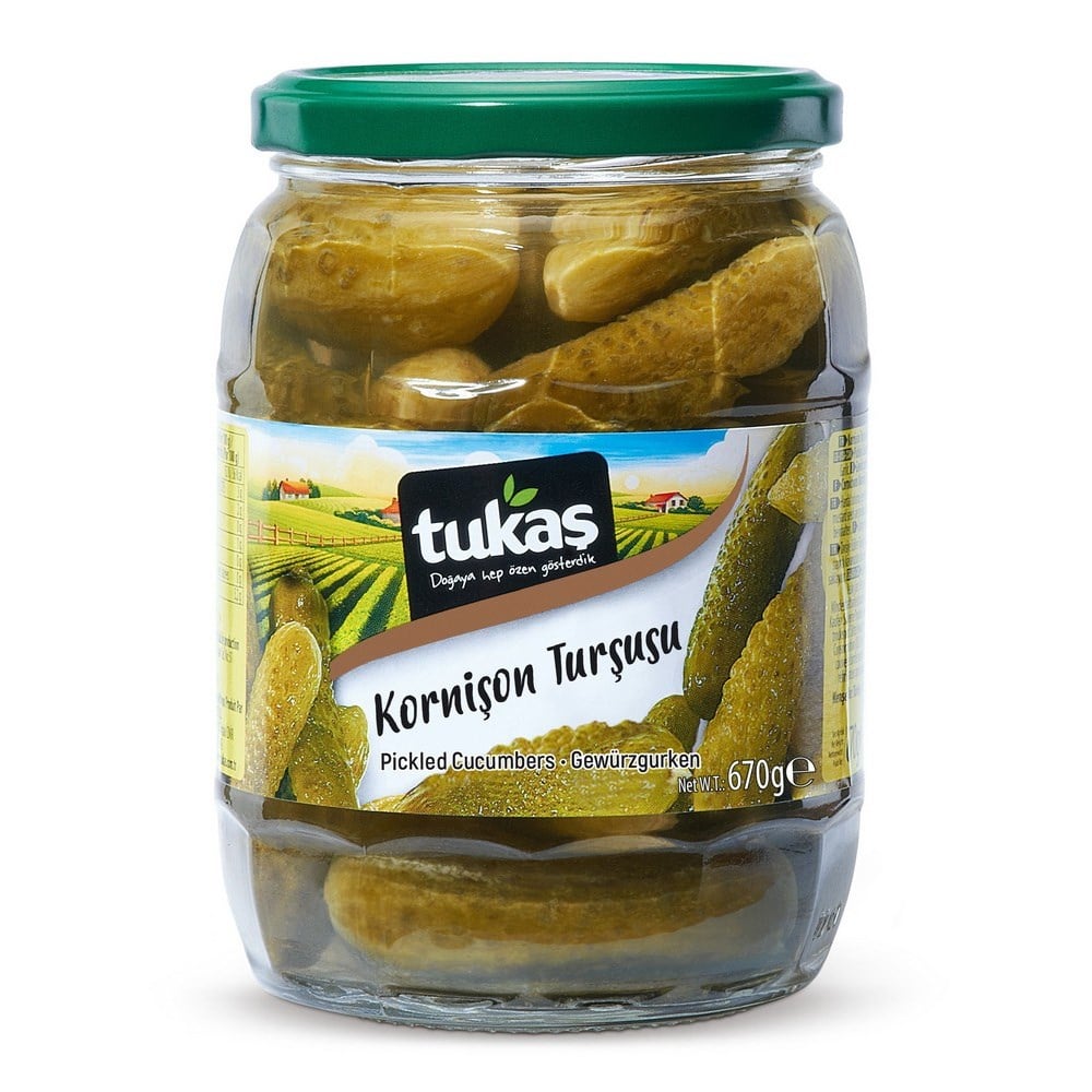 Tukaş Kornişon Turşusu 670 Gr