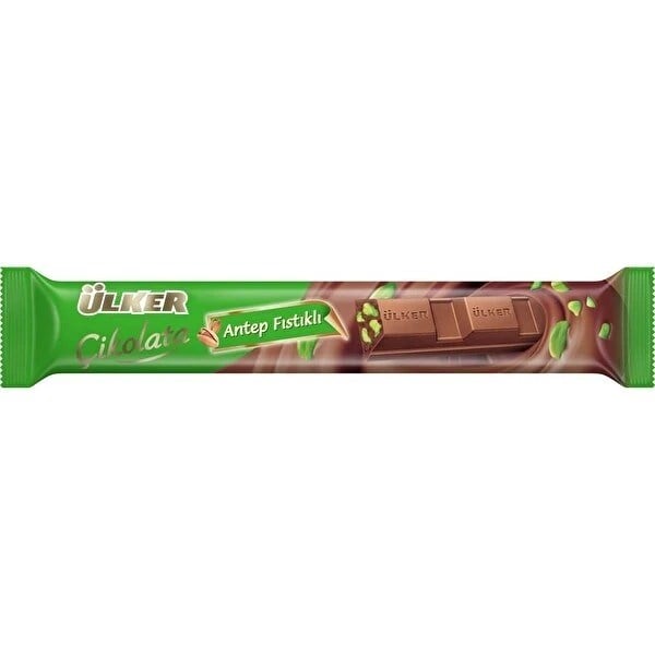 Ülker Baton Çikolata 14 Gr Antep Fıstıklı Sütlü x24 lü Paket