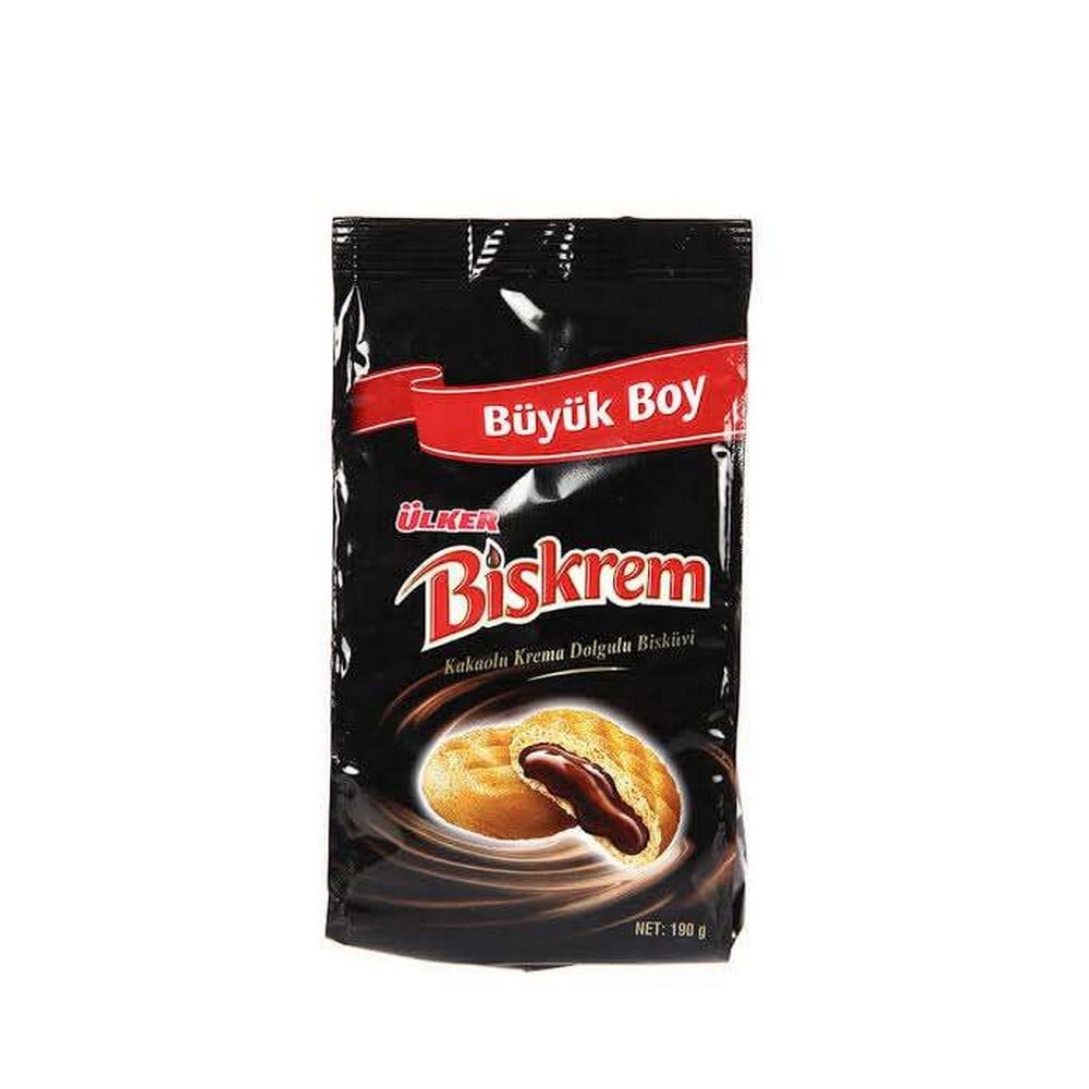 Ülker Biskrem Poşet Kakaolu Bisküvi 200 gr x12 li Koli