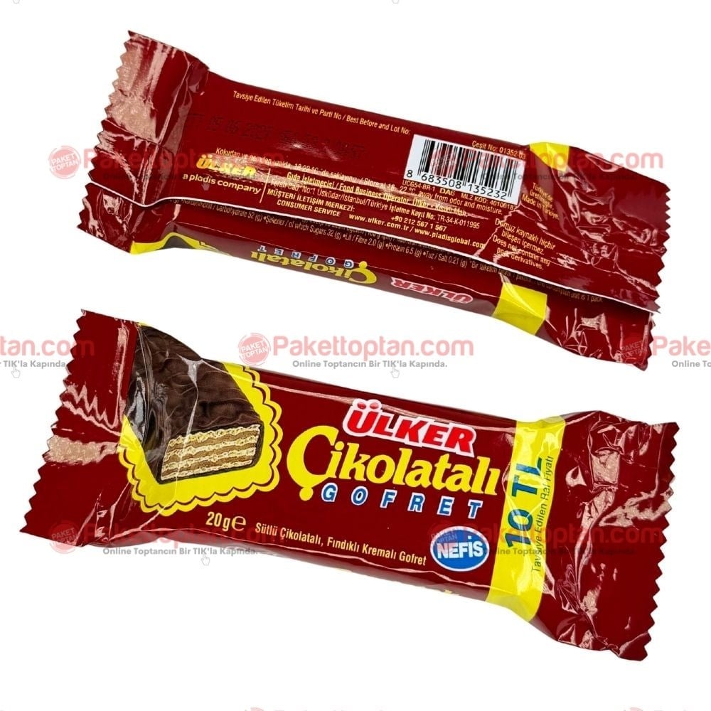 Ülker Çikolatalı Gofret 20 Gr x30 lu Paket