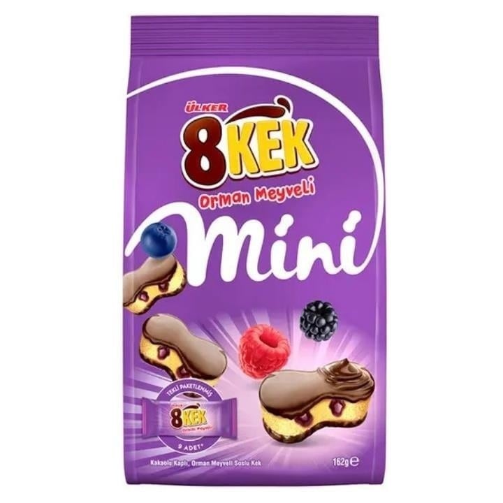 Ülker Dankek 8 Kek Mini Orman Meyveli 162 Gr x10 lu Koli