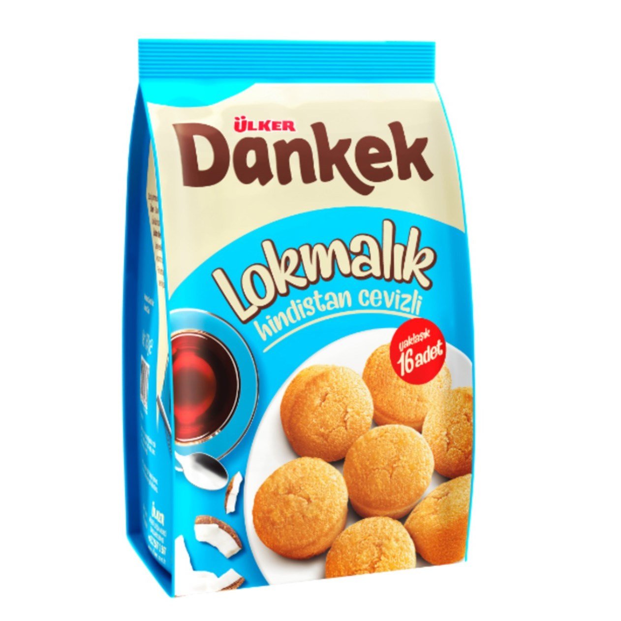 Ülker Dankek Lokmalık Hindistan Cevizli 160 Gr x10 lu Koli