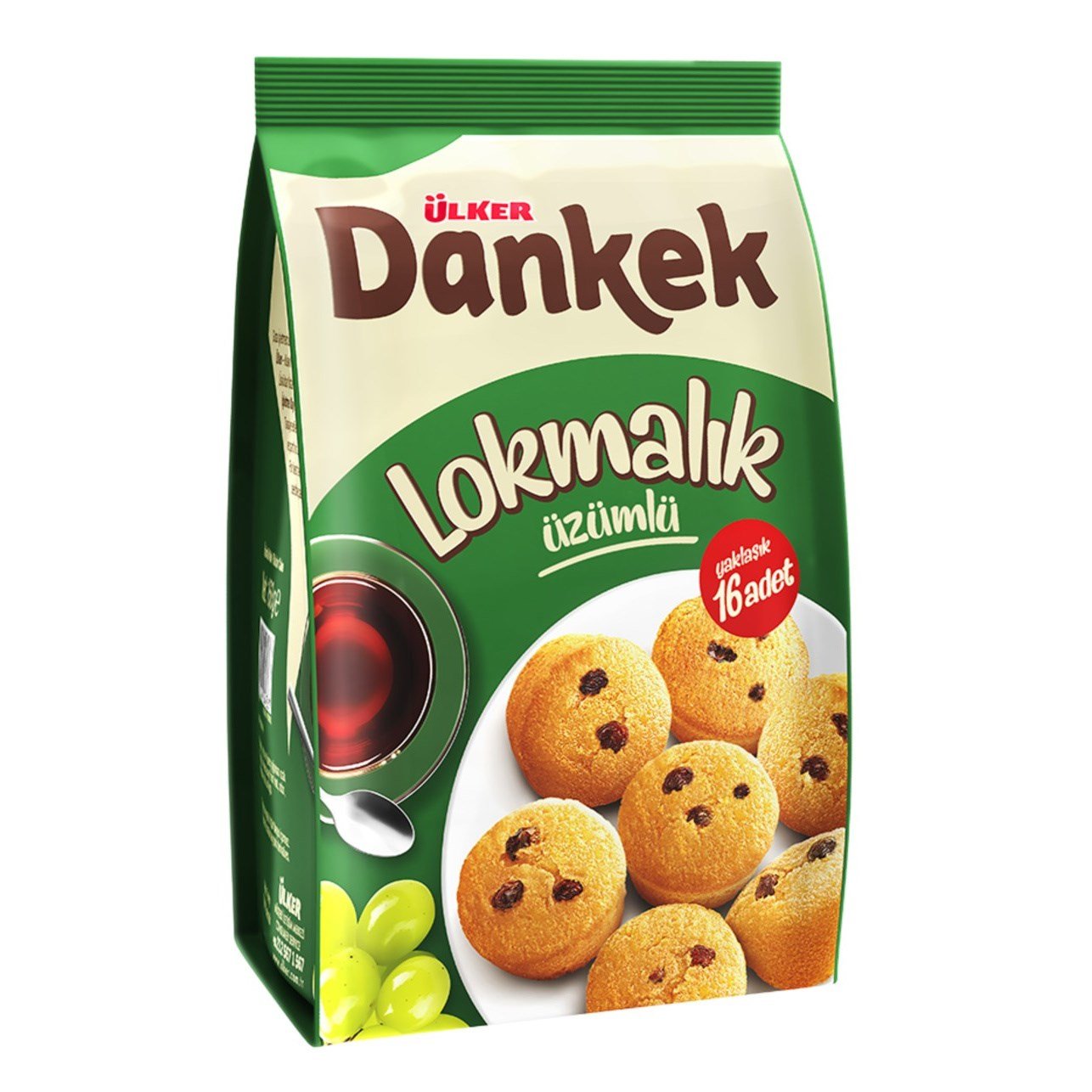 Ülker Dankek Lokmalık Üzümlü 160 Gr x10 lu Koli