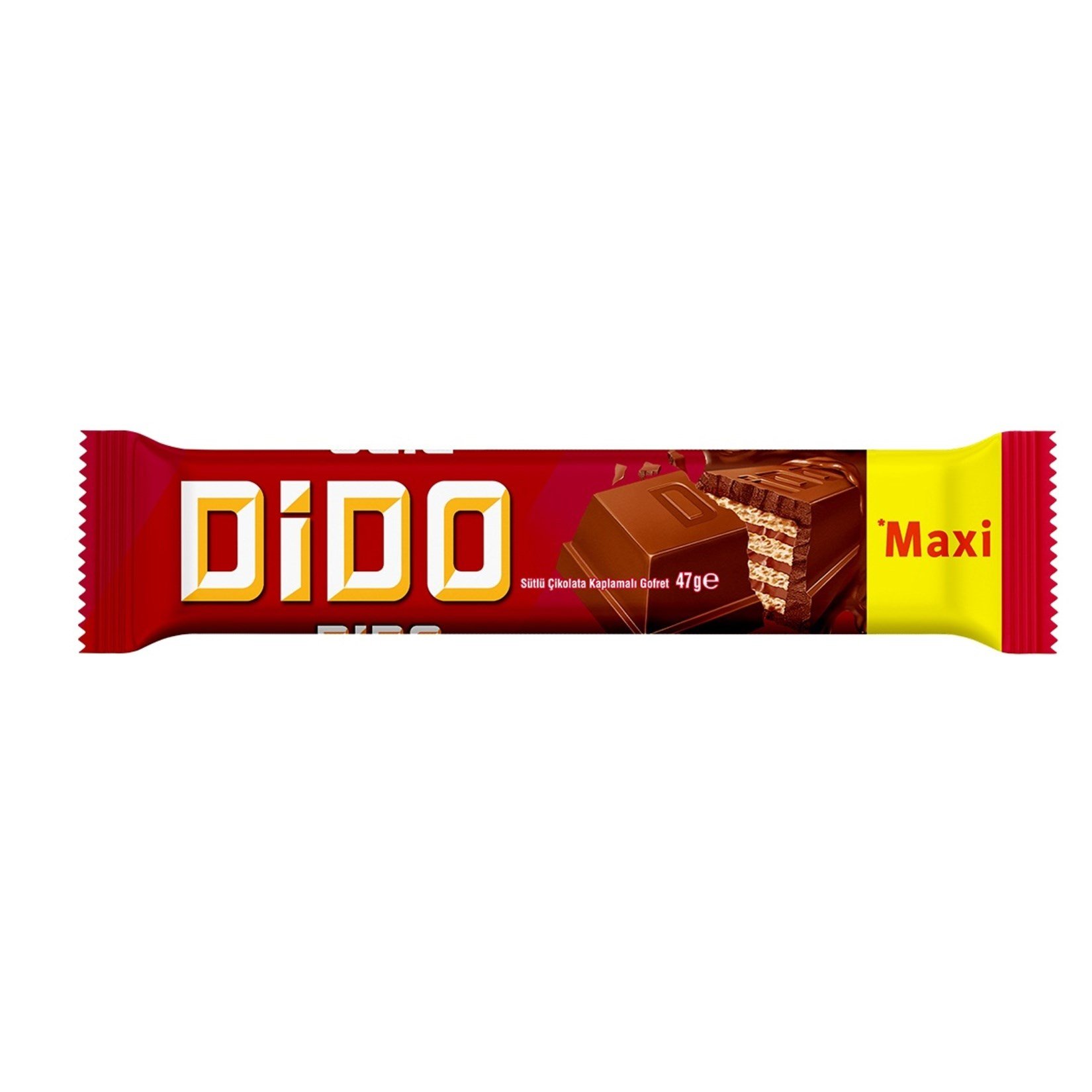 Ülker Dido Maxi Çikolata Kaplamalı Gofret 47 Gr x24 lü Paket