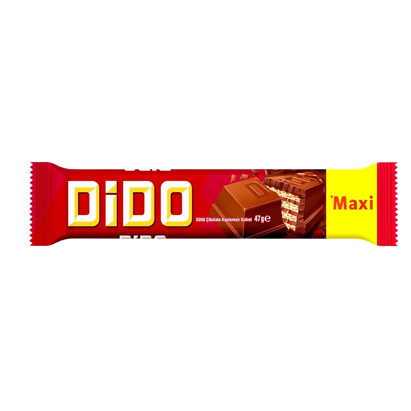 Ülker Dido Maxi Çikolata Kaplamalı Gofret 47 Gr x24 lü Paket