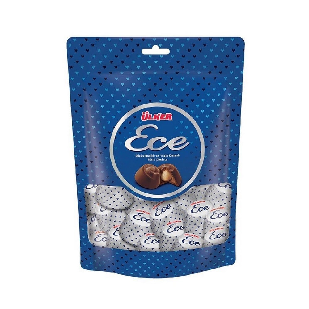 Ülker Ece Bütün Fındıklı Çikolata Poşet 350 Gr