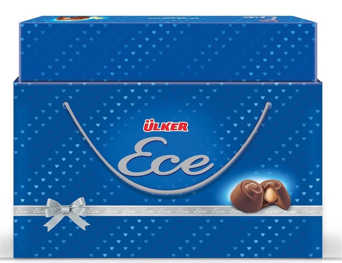 Ülker Ece Fındıklı Sütlü Çikolata Çinili 215 Gr