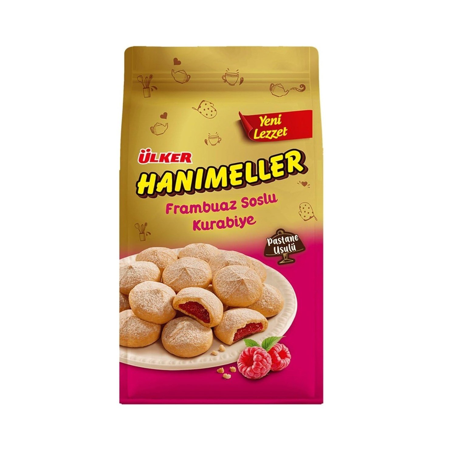 Ülker Hanımeller Poşet Frambuaz 150 gr x12 li Koli