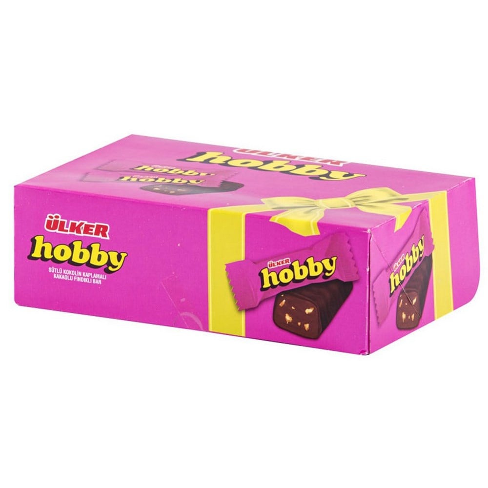 Ülker Hobby 600 gr (6 gr x 100) Mini Çikolata Kaplamalı Bar