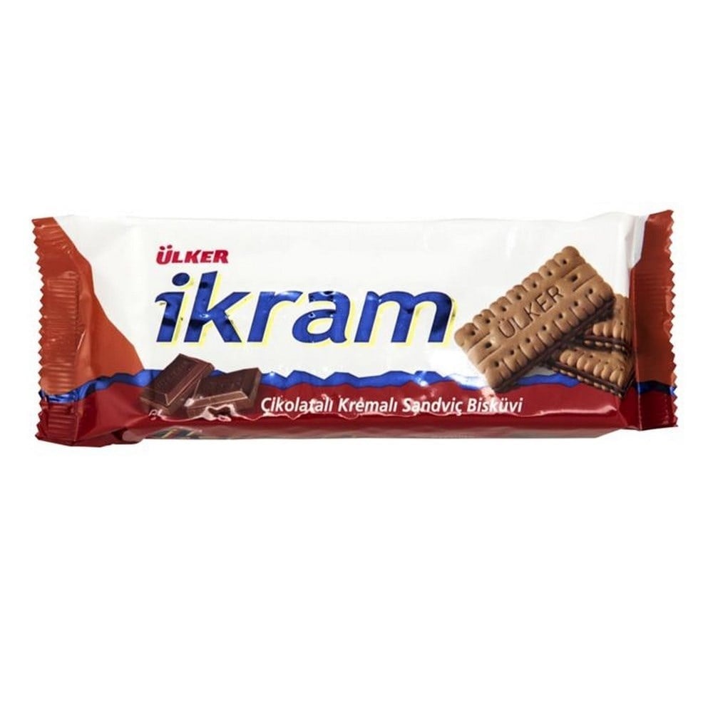 Ülker İkram Çikolatalı Bisküvi 84 Gr x24 lü Koli