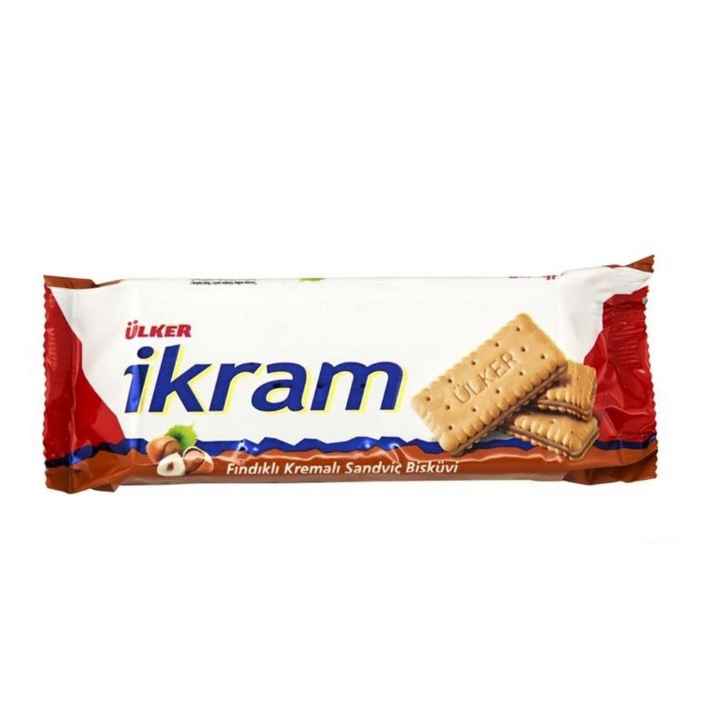 Ülker İkram Fındıklı Bisküvi 84 Gr x24 lü Koli