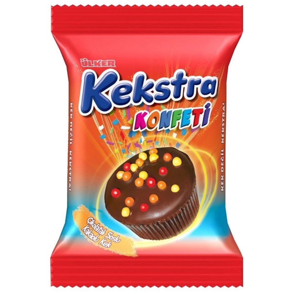 Ülker Kekstra 38 Gr Konfeti Kek x24 lü Koli