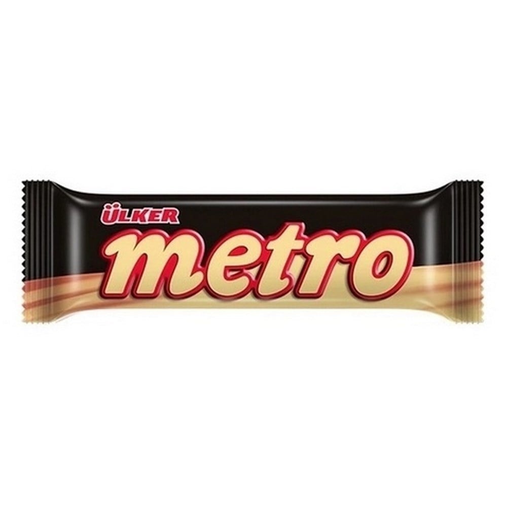 Ülker Metro Karamelli Nugalı Bar 36 Gr x24 lü Paket