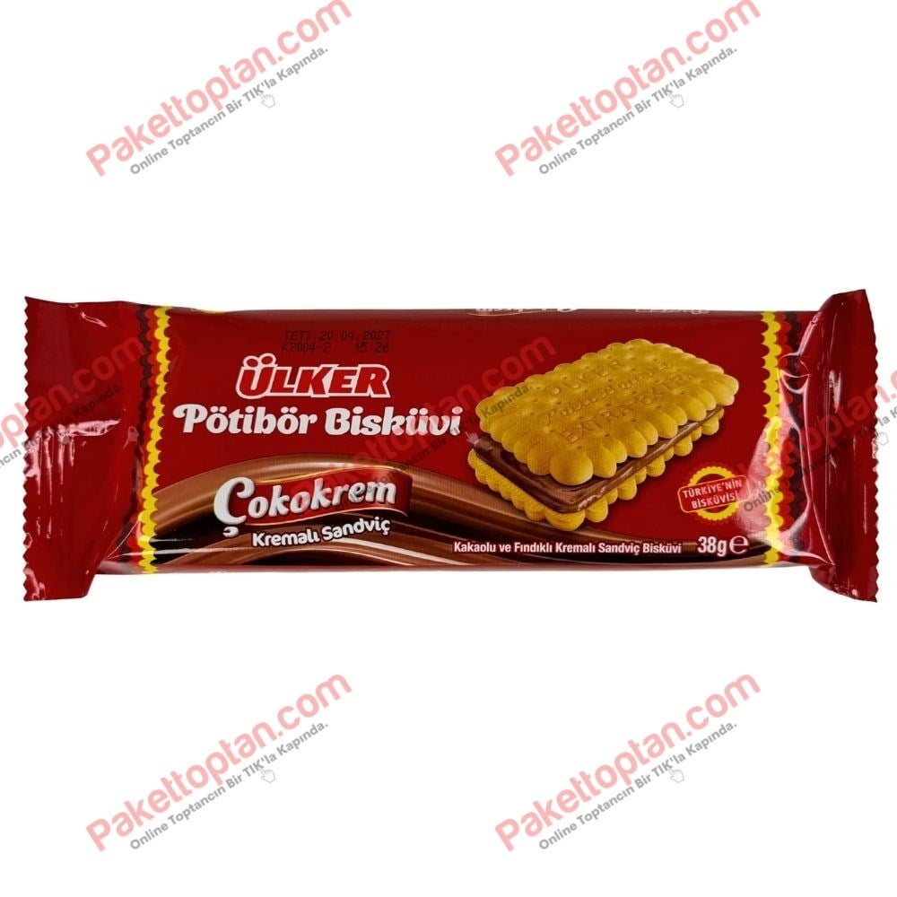 Ülker Pötibör Çokokrem Kremalı 38 Gr x18 li Koli