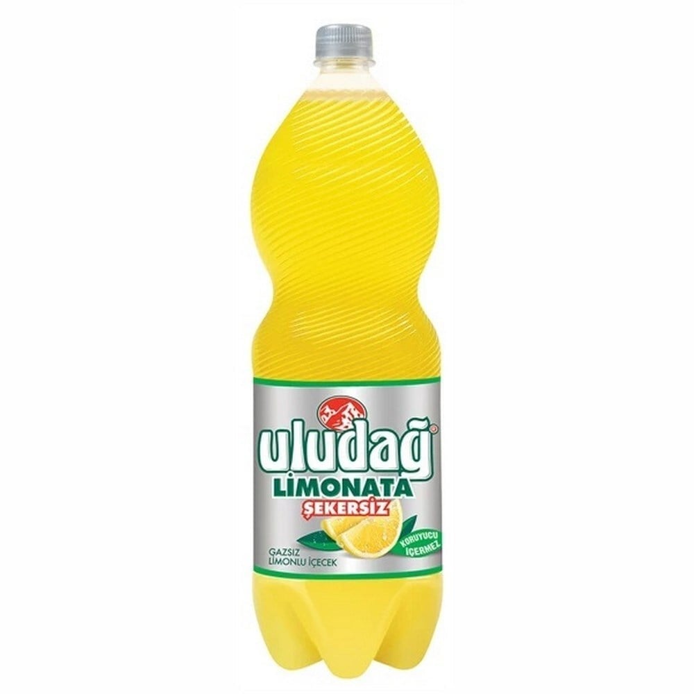 Uludağ Limonata 1 lt Şekersiz x12 li Koli