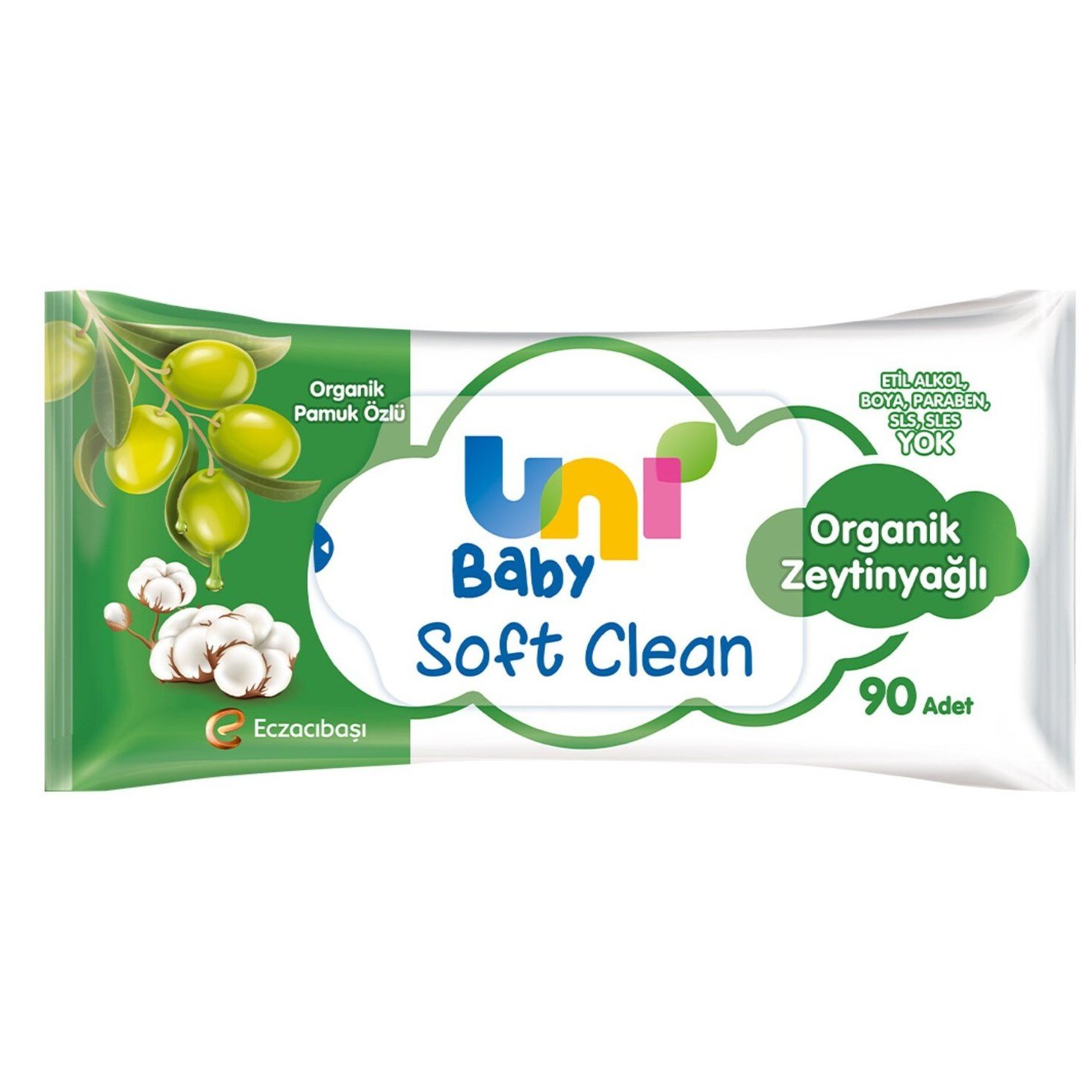 Uni Baby Aile Zeytinyağlı 90 lı Islak Mendil x24 lü Koli