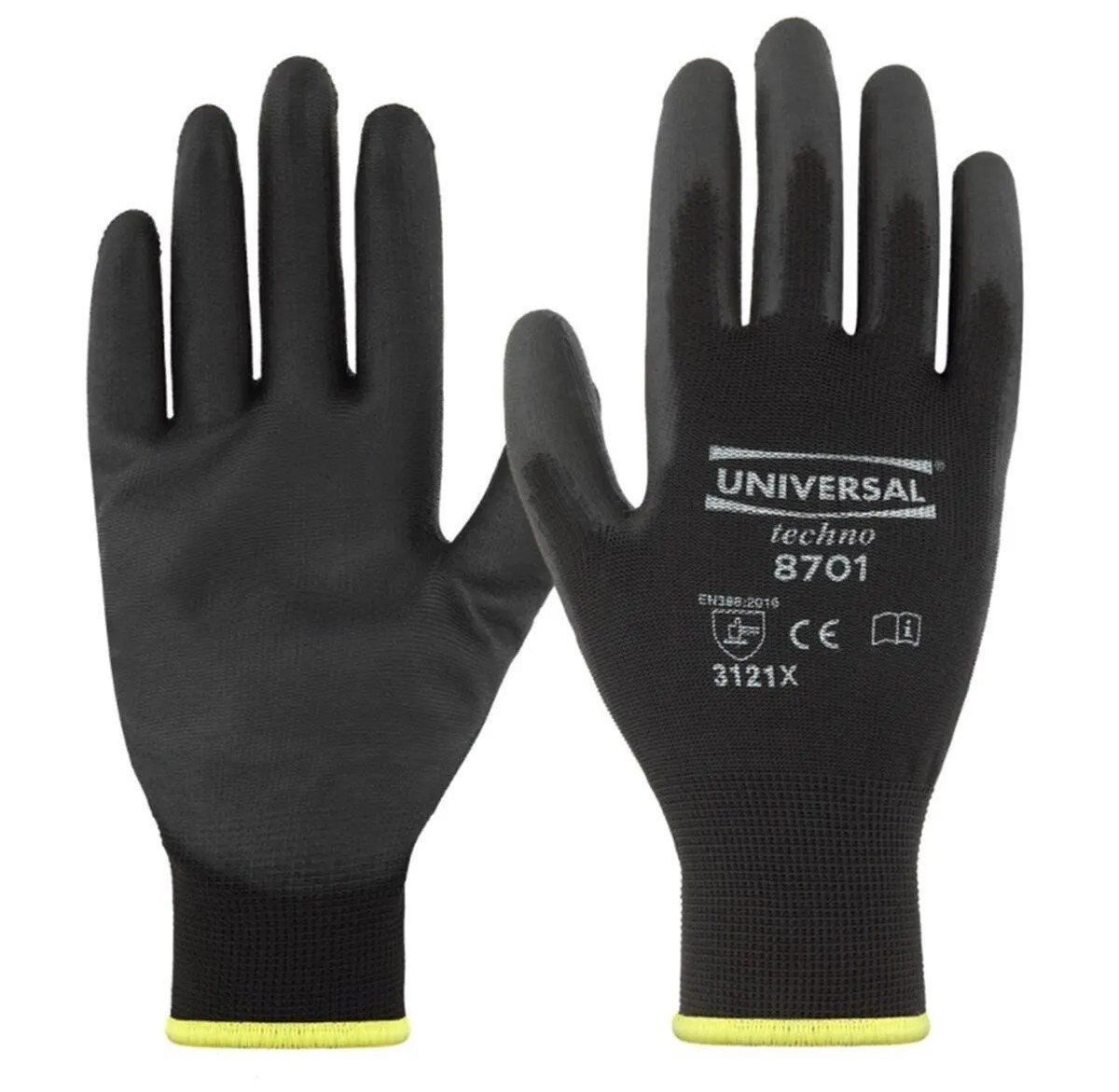 Universal 8701 PU No:07 Montaj Eldiveni x12 li Paket