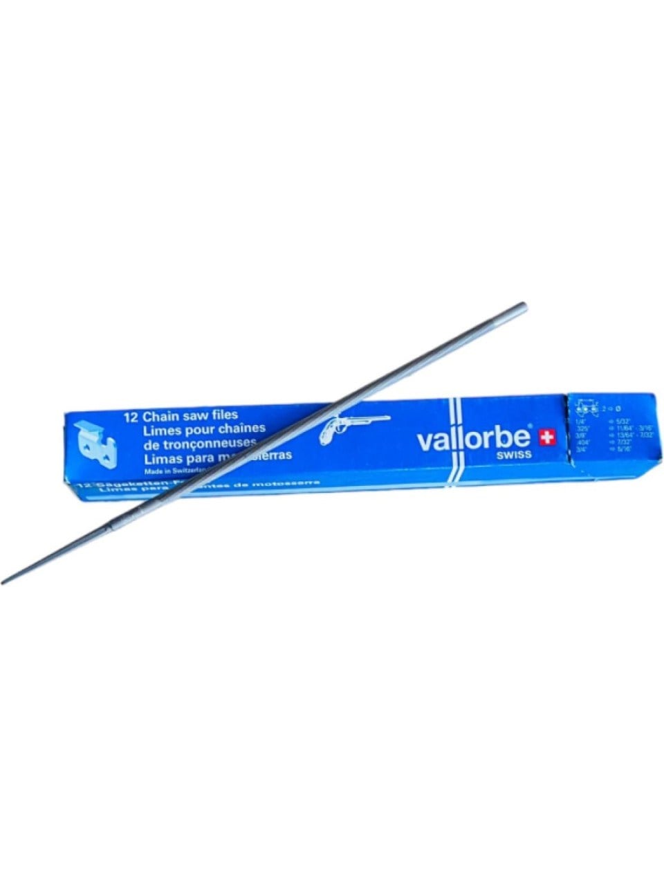 Vallorbe 5,5 mm (7/32) Motorlu Testere Eğesi
