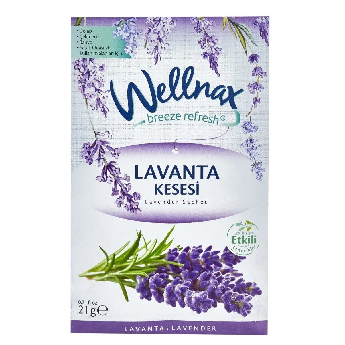 Wellnax Dolap ve Çekmece Kokusu Lavanta Kesesi