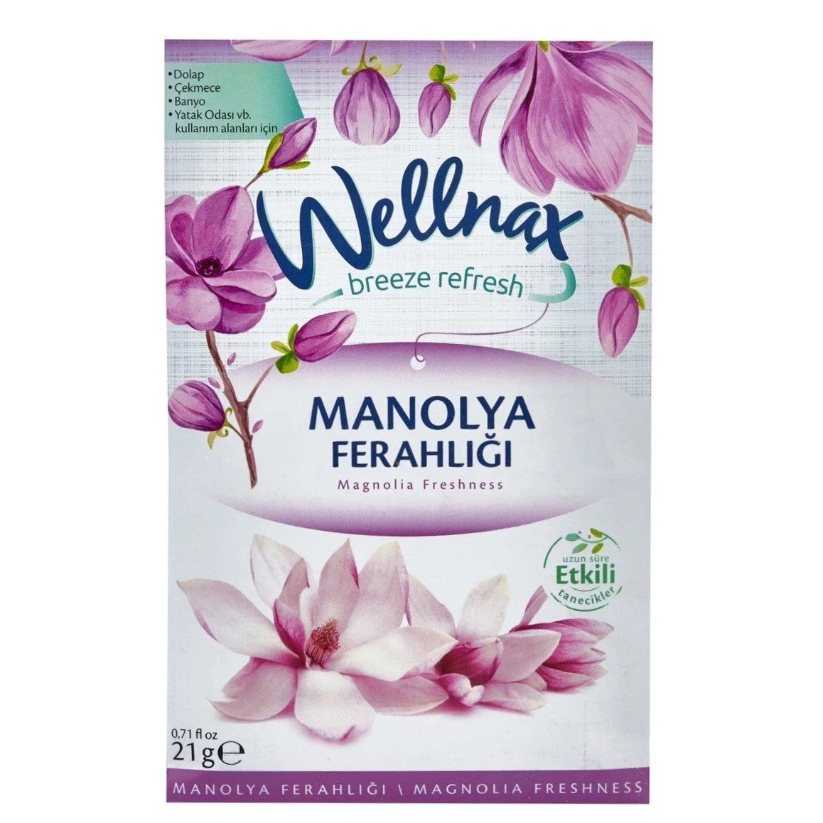 Wellnax Dolap ve Çekmece Kokusu Manolya Ferahlığı