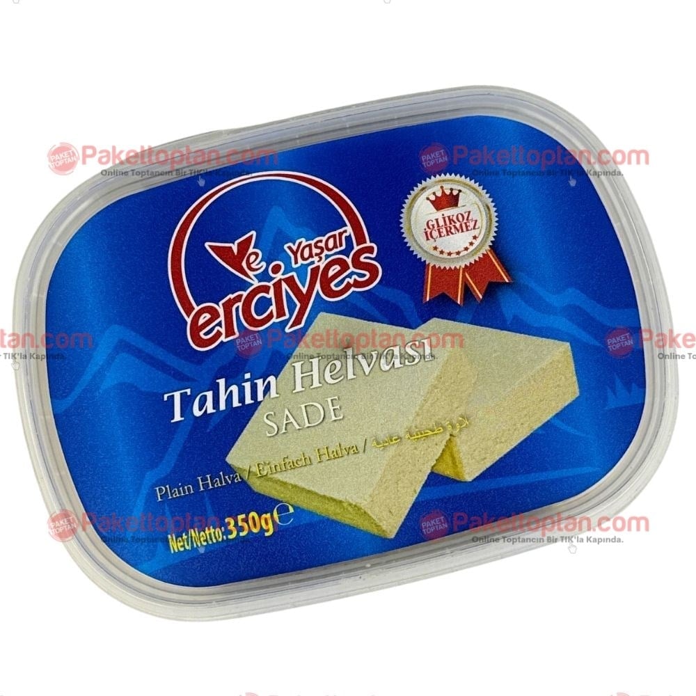 Yaşar Erciyes 350 Gr Sade Helva Pet x12 li Koli