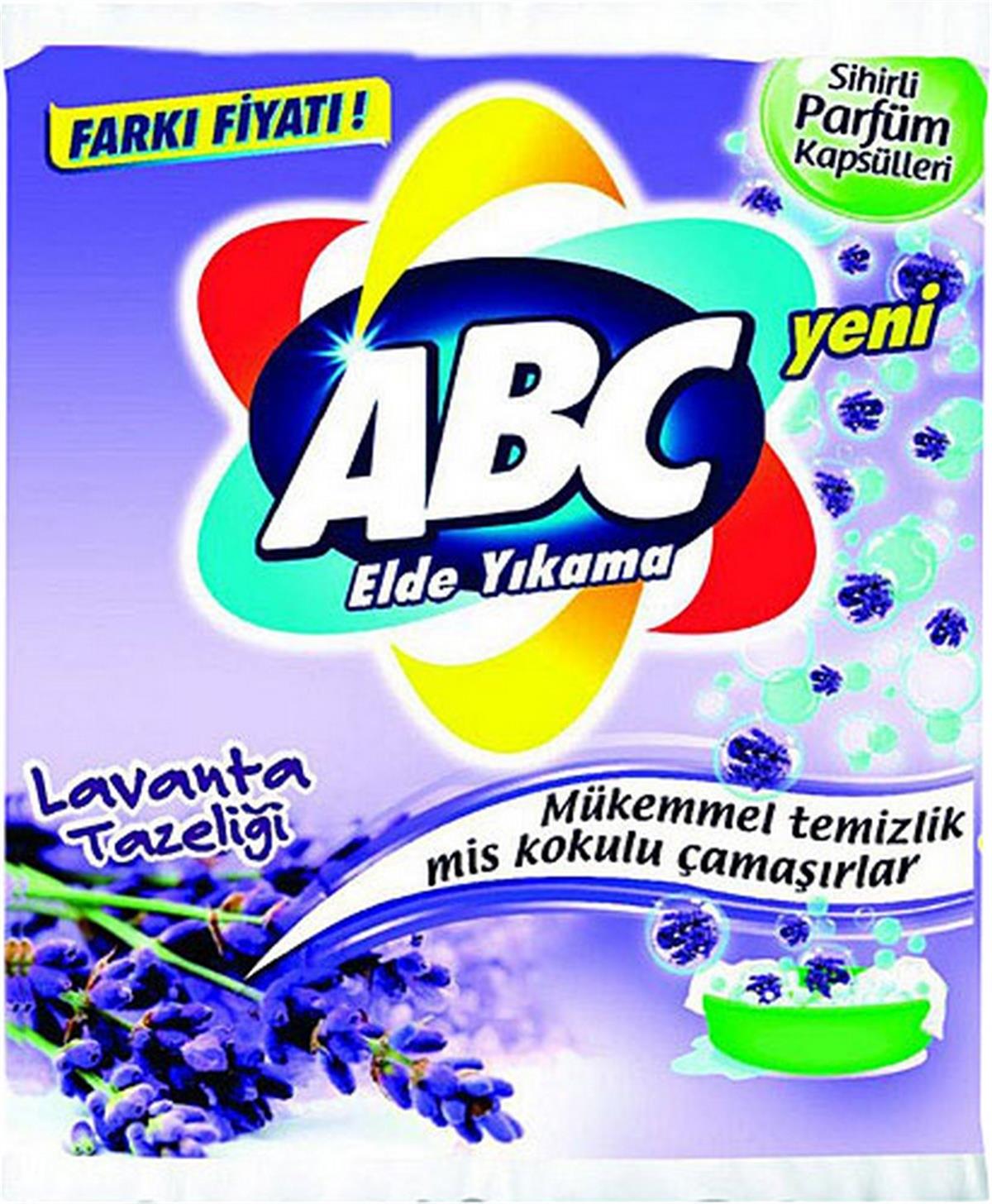 Abc Toz Elde Yıkama Lavanta Kokulu 600 gr 