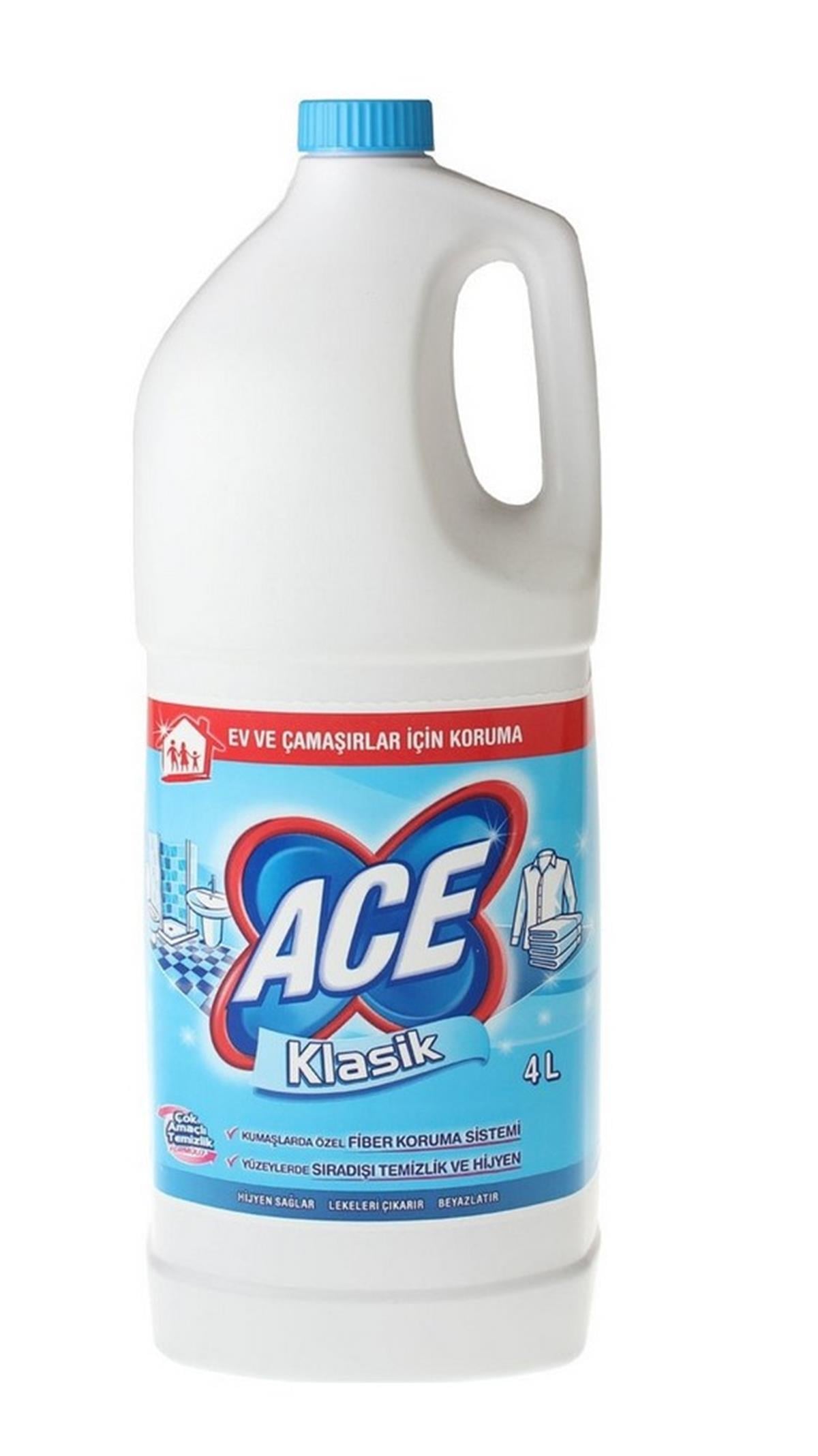 Ace Çamaşır Suyu 4 lt Klasik 