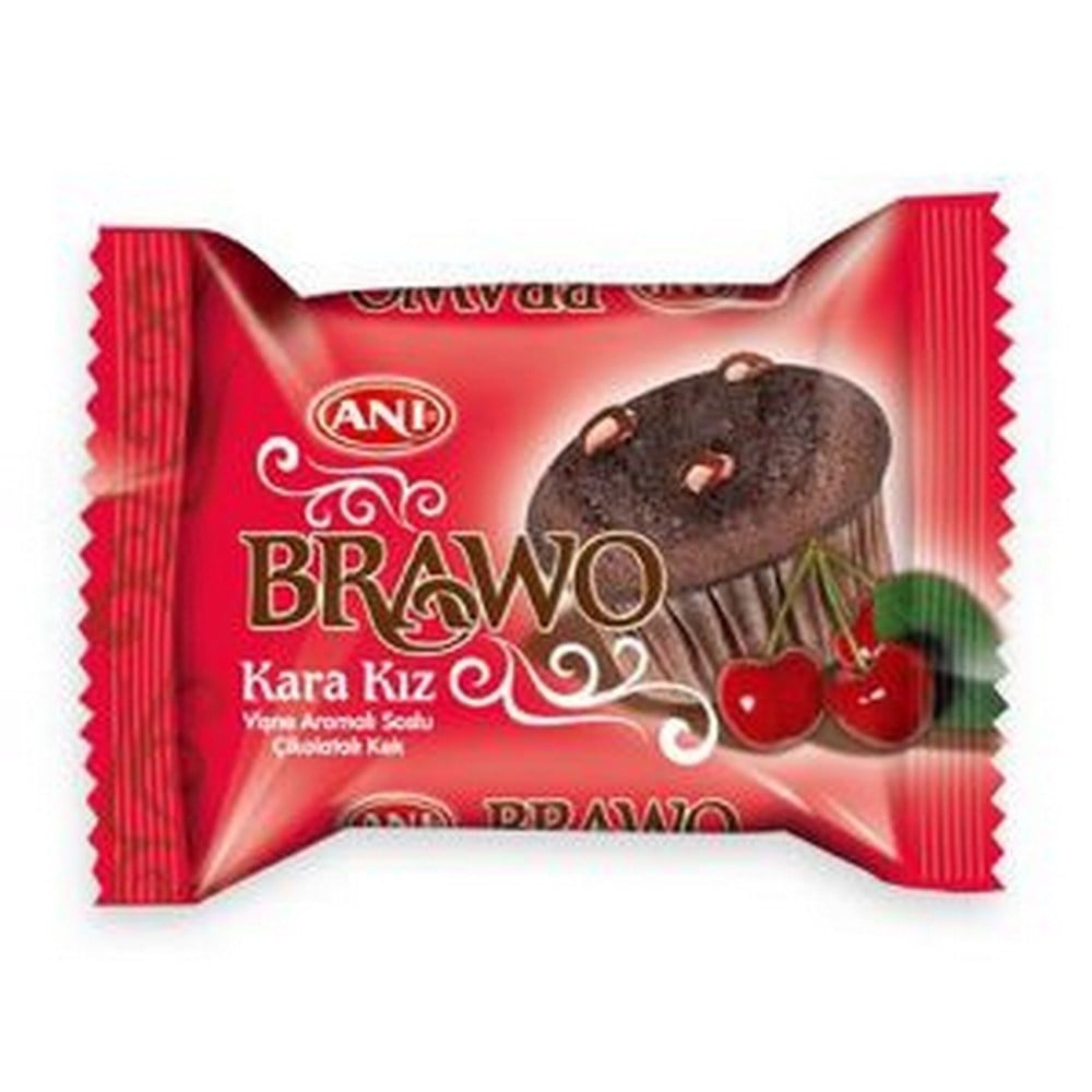 Anı Brawo Kara Kız Vişne Kek 30 Gr  x40 lı Koli
