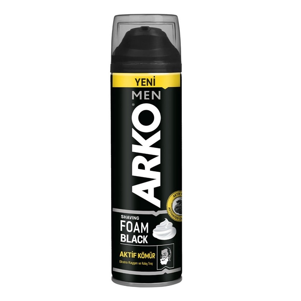 Arko 200 Ml Tıraş Köpüğü Black x6 lı Paket