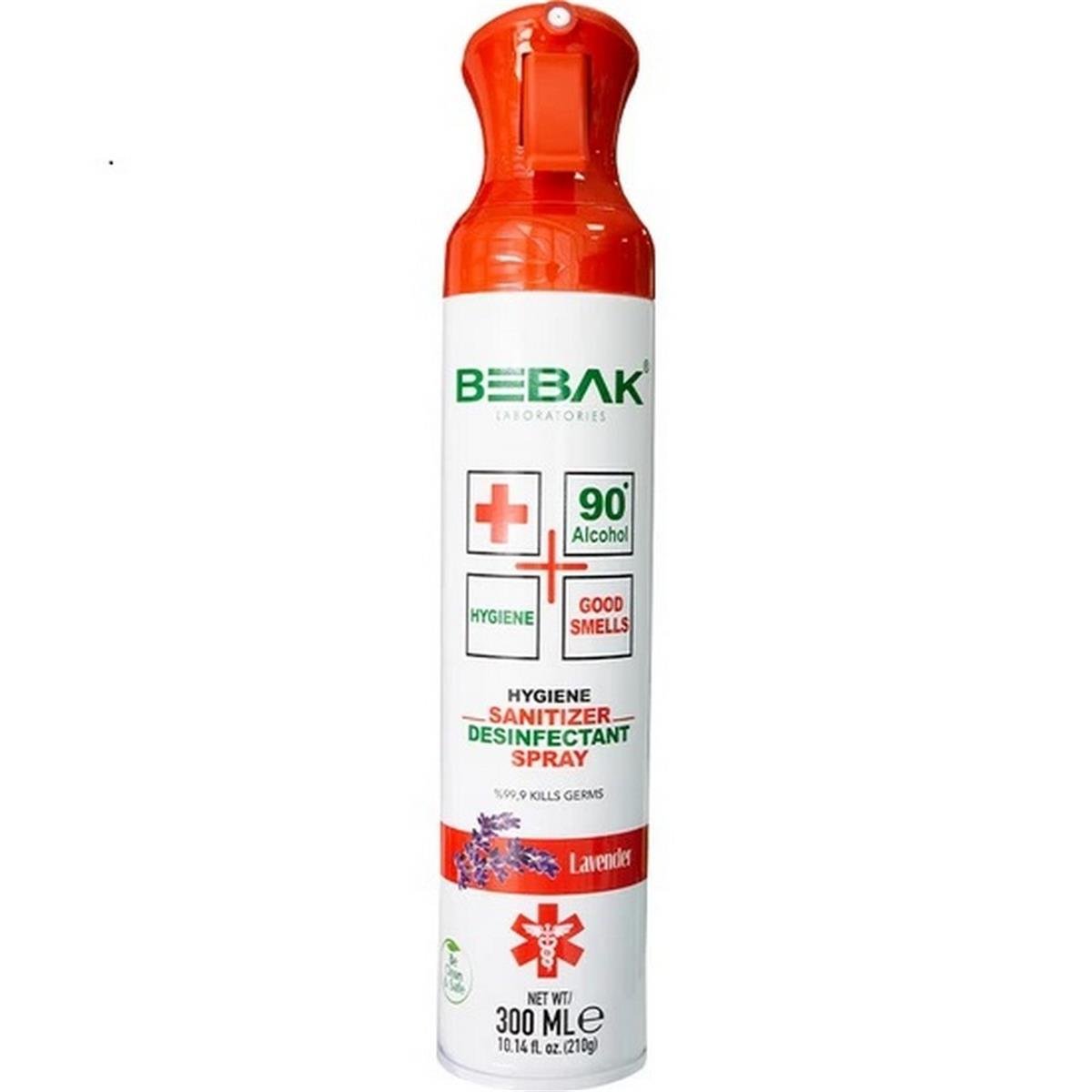 Bebak Antibakteriyel Sprey Lavander 300 ml