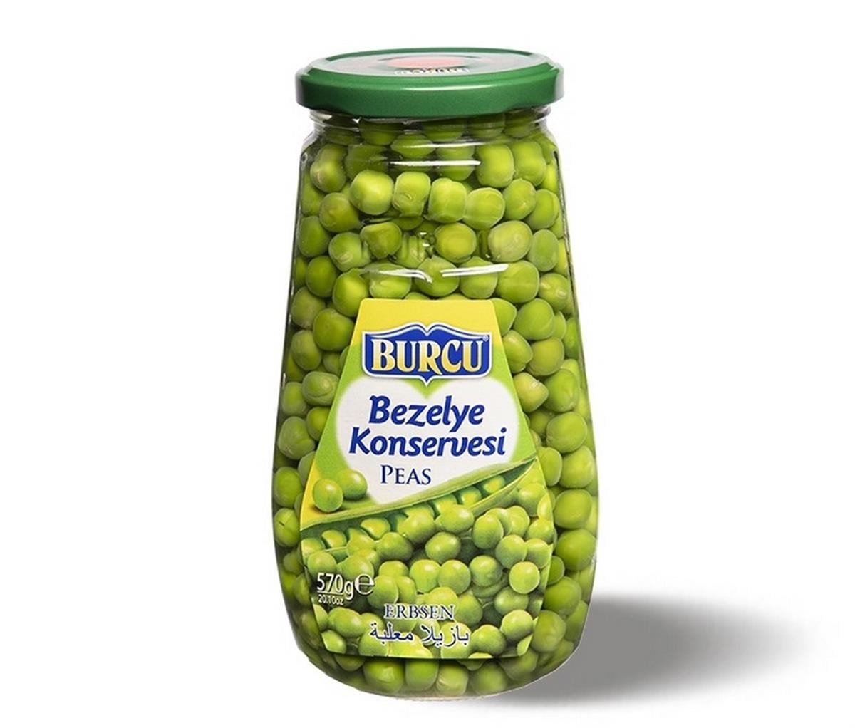 Burcu Bezelye 570 gr Cam